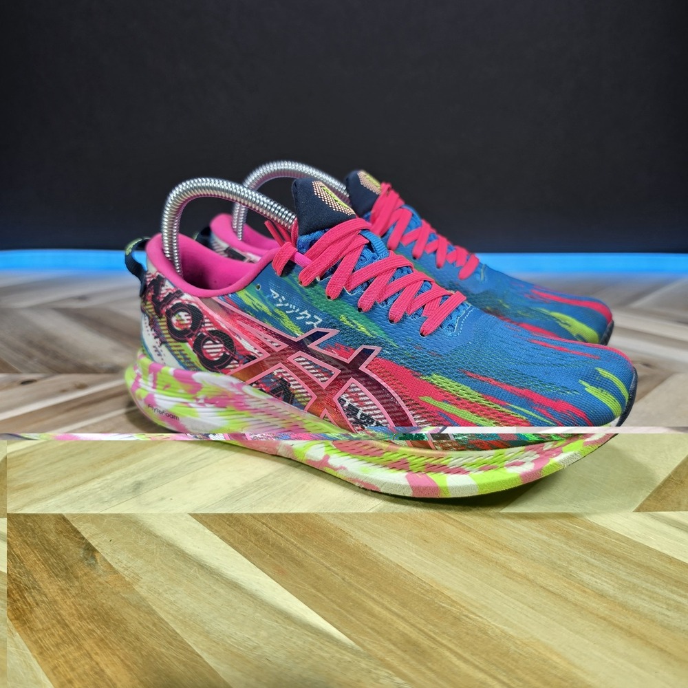 ASICS Noosa Tri 15 Women's 8 Blue Pink 1012A898 Running Training Athletic Shoes